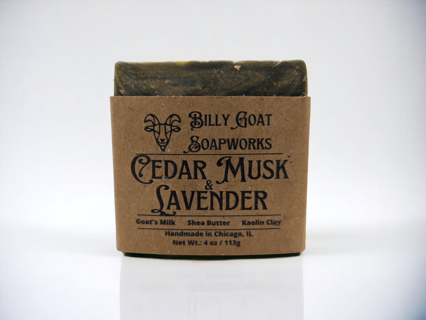 Cedar Musk & Lavender Goat's Milk Soap